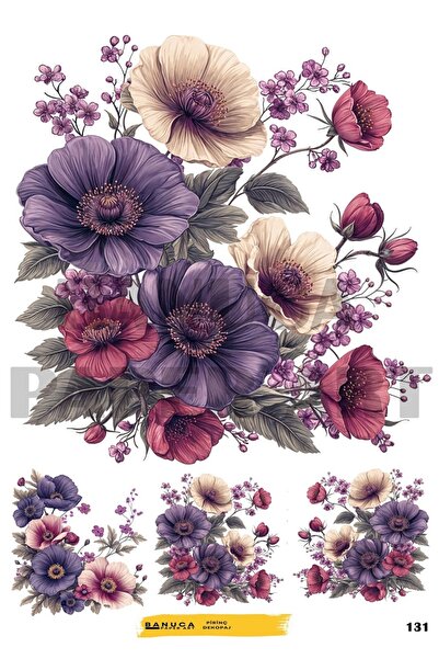 Banuca Paper Art Banuca Pirinç Dekopaj Kağıdı PAPER131