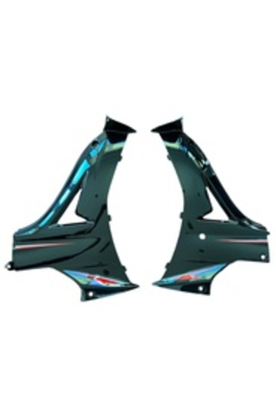 SPR KUBA EGE 50 - EGE 100 İç Dizlik Sağ-Sol Takım Siyah