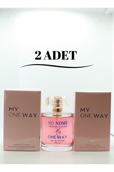 NO NOME 130 My Way One Kadın Parfümü 100 Ml Edt 2 (İKİ) Adet