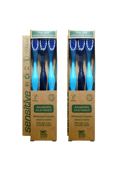 Sensitive Mr. Fresh Hmd - Medium Hard 3-Pack Toothbrush