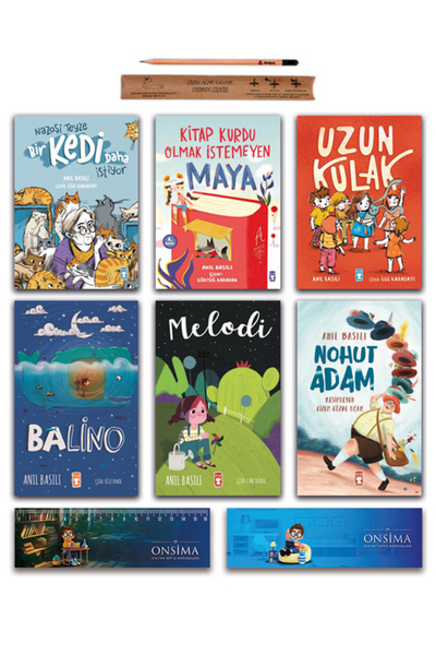 Timaş Çocuk 1 ve 2 Sınıf Hikaye Okuma Seti 6 Kitap - Anıl Basılı - Uzun Kulak - Maya - Melodi - Nohut Adam