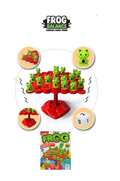 Esmay Kurbağa Frog Balance Denge Oyunu Buz Tuzağı Tetris Kule Tower Eğitici 3 Oyun Birarada