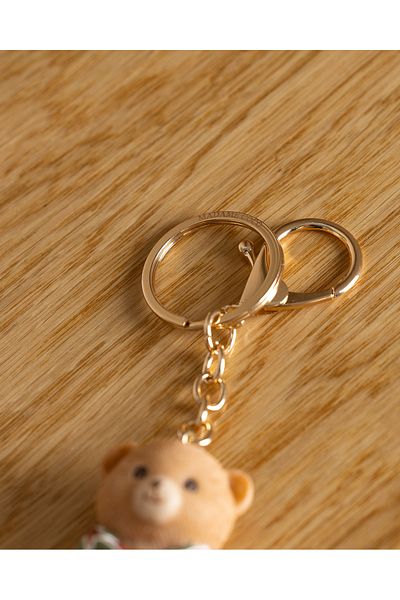 Madame Coco Pour Bear Keychain - Salmon