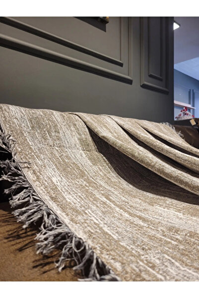 BH Pamuklu Lüks Kaymaz Koltuk Örtüsü | Koltuk Şalı | Çok Amaçlı Örtü