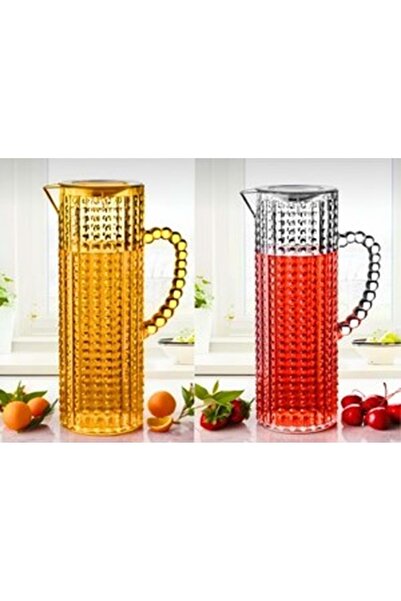 Evinizin Yardımcısı SUNUMLUK & MEŞRUBAT & PARTİ  Şeffaf Mika Boncuk Sürahi 1....