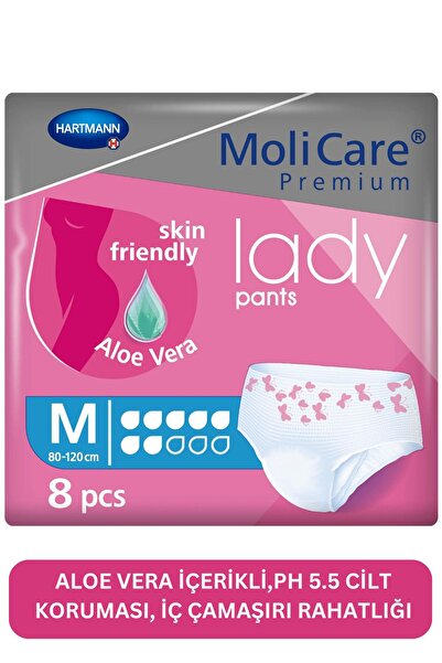 Hartmann Molicare Emici Külot Lohusa Pedi Aloe Veralı Medium Beden 8 Adet