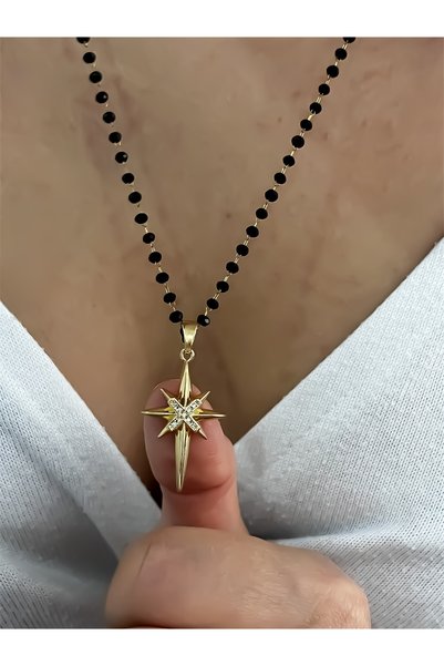 Jewelyf Stainless Steel Dorika Ball Angel Pendant with Zircon Embellished , 50 cm
