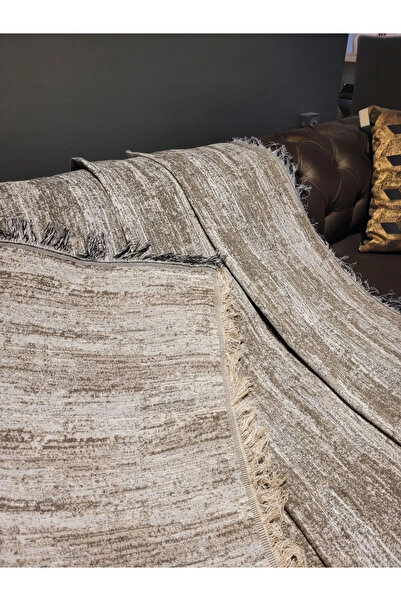 BH Pamuklu Lüks Kaymaz Koltuk Örtüsü | Koltuk Şalı | Çok Amaçlı Örtü