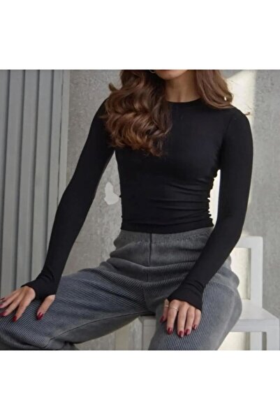 Tuğba Ceylin Butik Women's White Flip Flops Badi Blouse