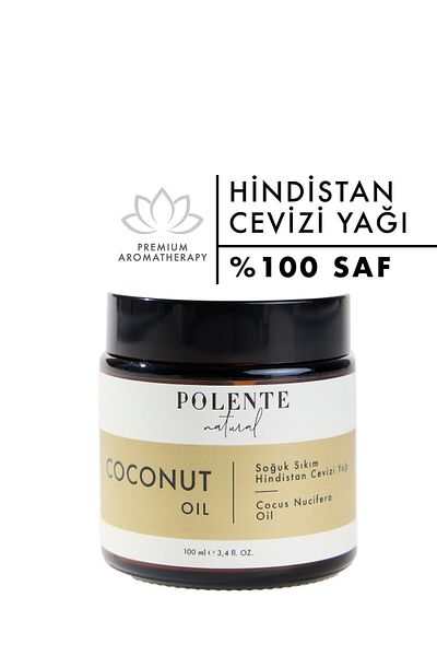 Polente Natural Coconut Oil - Cold Pressed (100 ml)