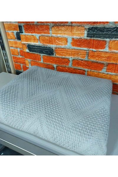 Şaheser Double Gray Masterpiece Pike - 100% Cotton, 240x220cm V1