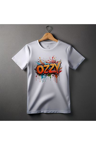 Ozzy Ψηφιακό μπλουζάκι με μοτίβο Unisex Ozzy Logo-2