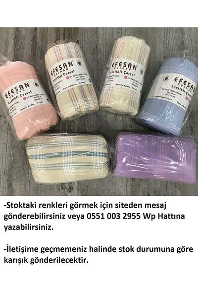 Mandaş Natural Fabric Buldan Cloth Single Sheet Set - Elastic (100x200+30)