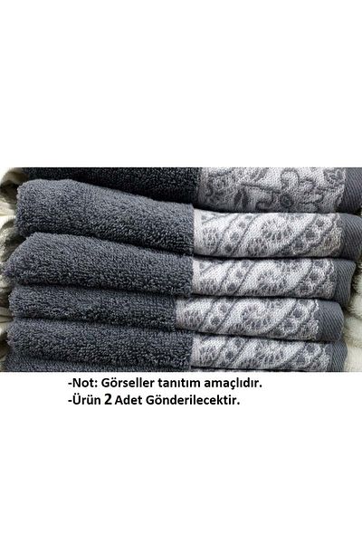 Özdilek Βαμβακερή πετσέτα προσώπου Anthracite 2-pack (50x90) - Paijley