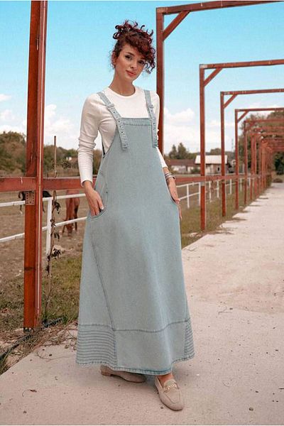 Moda Rosa 25K9214 - Light Blue - Jeans with Side Pocket