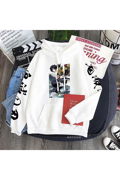 GALASHOP Demon Slayer Anime - Tomioka Giyuu Hoodie