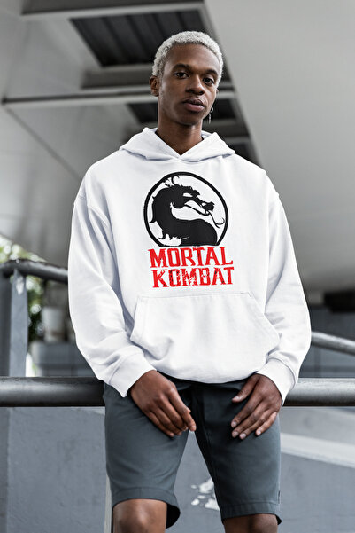 SEVBANO Mortal Kombat unisex anime hoodie sa širokim krojem i printom