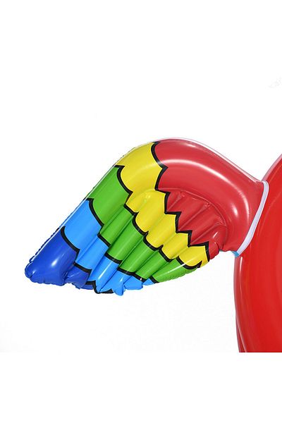 Buddiez Kids Inflatable Tub - Parrot - Red