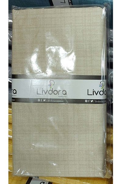 LİVDORA Σετ μαξιλαριών Livdora 2 τεμαχίων βαμβακερά - κρέμα (50x70)