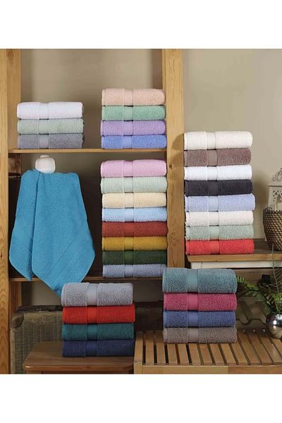 Hobby Set of 2 Hobby Colorful Hand-Face Towels (50X100)-Mixed Color