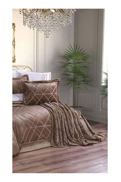 Mandaş 10 Piece Glamour Cream Dowry Set