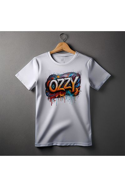Ozzy Ψηφιακό μπλουζάκι με λογότυπο Unisex Ozzy-4 μοτίβο