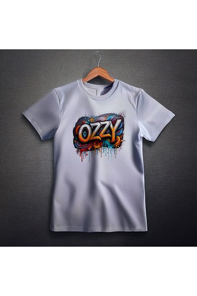 Ozzy Ψηφιακό μπλουζάκι με λογότυπο Unisex Ozzy-4 μοτίβο