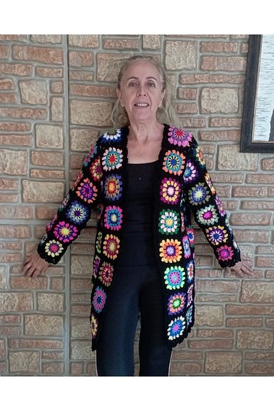 El örgüsü Yadicrochetorgu Hand knitted Cardigan