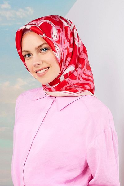 Armine 2024 Summer Silk Twill Scarf - 9123-81