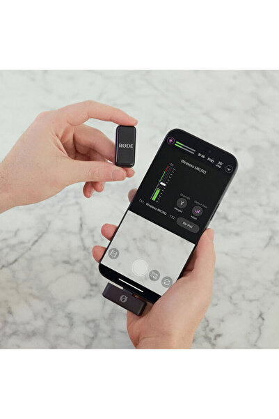 Rode Wireless Micro Lightning İkili Kablosuz Yaka Mikrofonu (iPhone 14 ve önceki modeller)