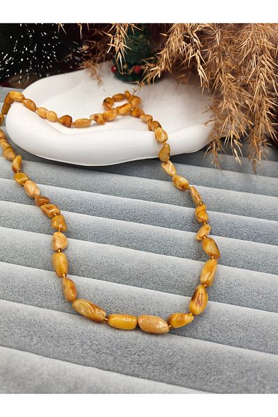 AURA Drop Amber Necklace