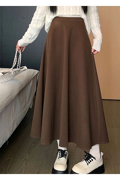 medipek Lycra Flexible Hijab Flared Skirt