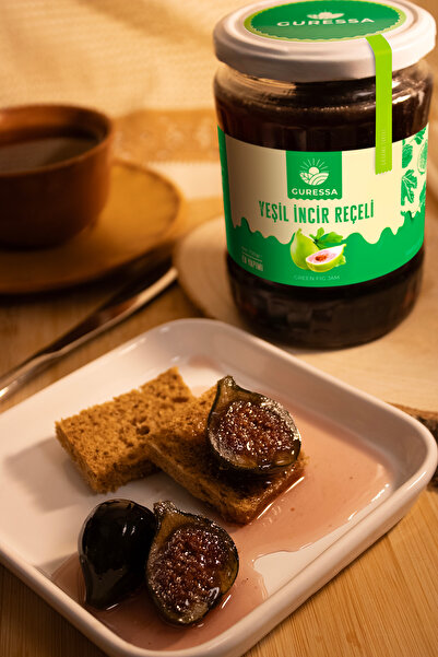 GURESSA Yeşil (Ham) İncir Reçeli 720 Gr Doğal Ev Yapımı