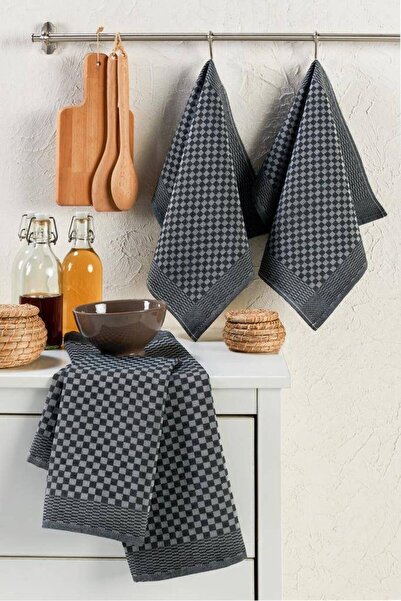 serelya 2'lü Ekose Desenli 40x60 cm , Mutfak Peçetesi Kurulama Bezi