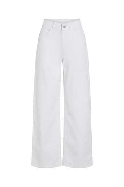 VILA Jeans mit weiter Passform und hoher Taille