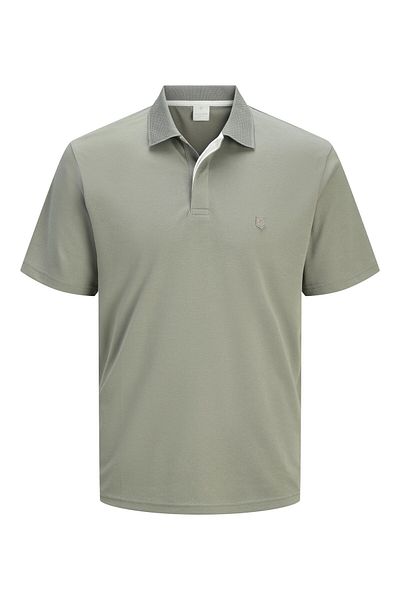 Jack & Jones Premium Poloshirt Einfarbig Hemdkragen Poloshirt