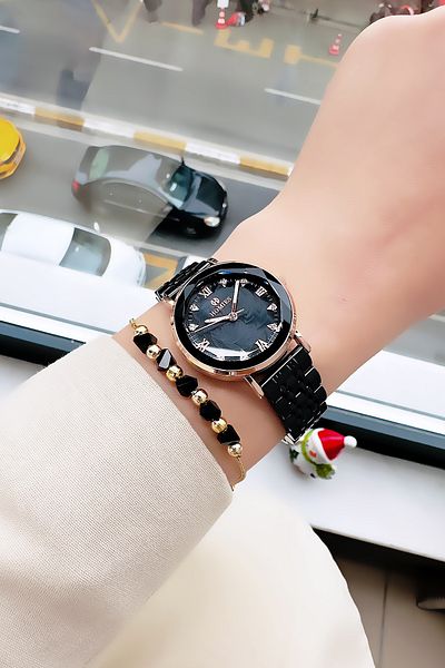 Homies Women's Wrist Watch and Bracelet Gift Set - Agr1256
