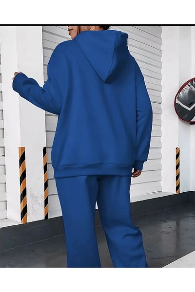 trend selection Eiffel Paris France nyomtatott uniszex oversize kapucnis tréningruha szett - alsó felső szett