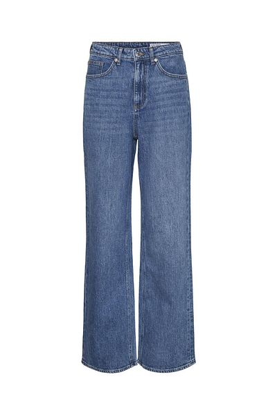 Veromoda Curve Weit geschnitten VMCTESSA Hohe Taille Weiter Beinschnitt Jeans