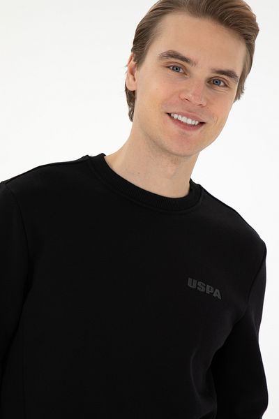 U.S. Polo Assn. Hanorac negru pentru bărbați 50292362 -VR046