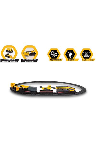 Cat Little Machne Power Truck Train Set
