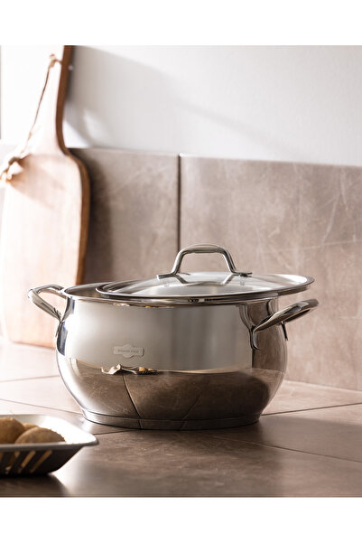 Madame Coco Vera Derin Tencere - Çelik - 24 cm