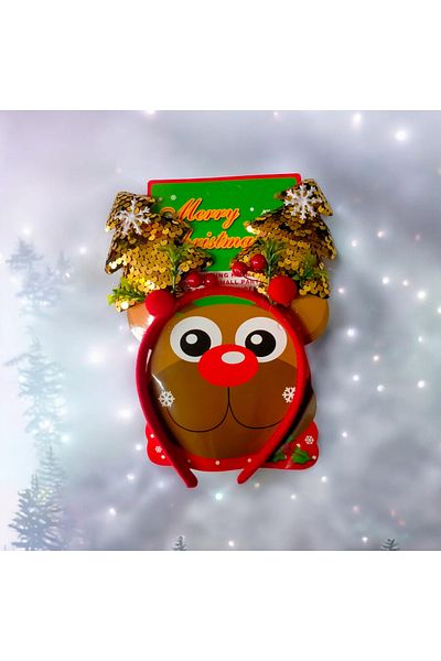 Yenigeldi Sequined Christmas Crown, Fun Crown, Tree Crown Christmas Ornament