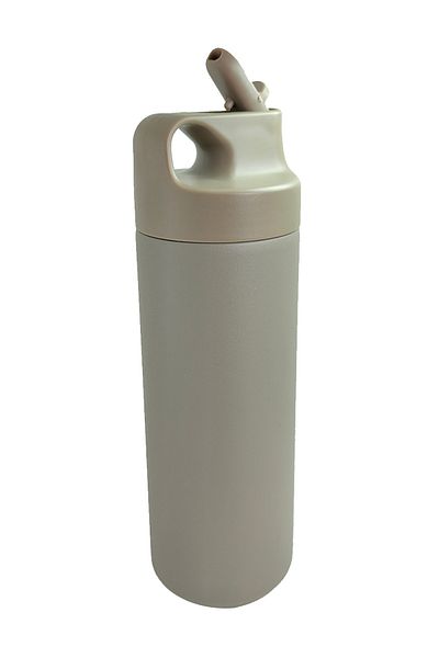 Weather Forecast Gray 304 L Steel 500 ml Water Bottle with Straw - Cin414gr