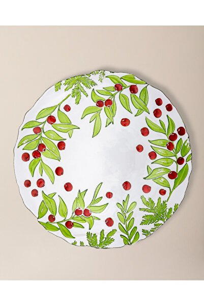 Madame Coco Somme Servis Tabağı - 33 cm - Şeffaf