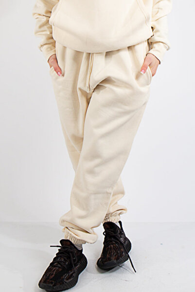 YAKAMEL Ελαστικό παντελόνι φόρμας με φαρδιά εφαρμογή - Oversize