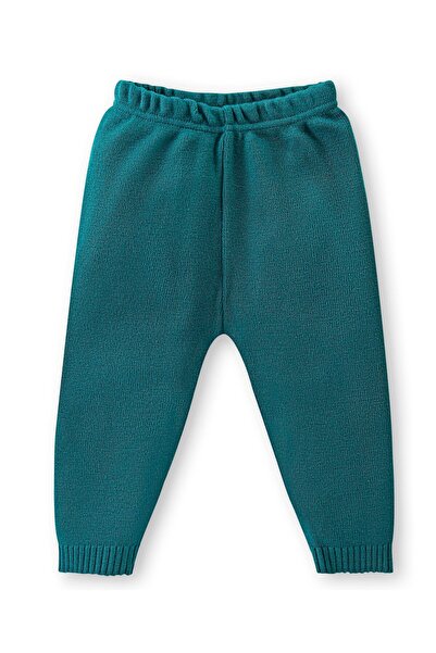 Babyhug Babyhug Knit Full Sleeves Sweater Set with Argyle Design - Green