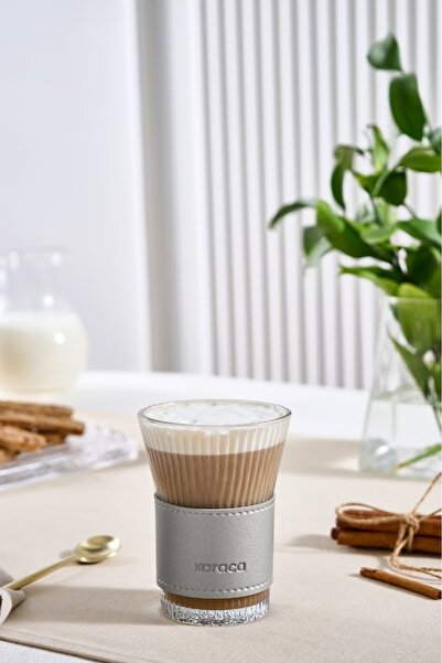 Karaca Leather Cool Touch - 210 ml Silver Cup