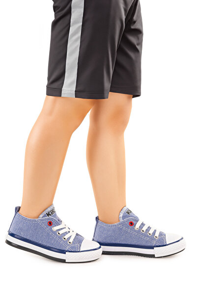Kiko Kids Tinna Lace-Up Boys' Linen Sneakers