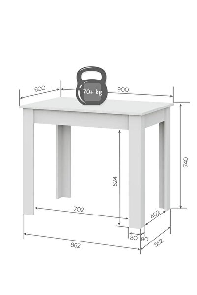 Lavanta Mobilya İmalat ALTUN MDF YEMEK MASASI GÜNLÜK KULLANIM İÇİN İDEAL